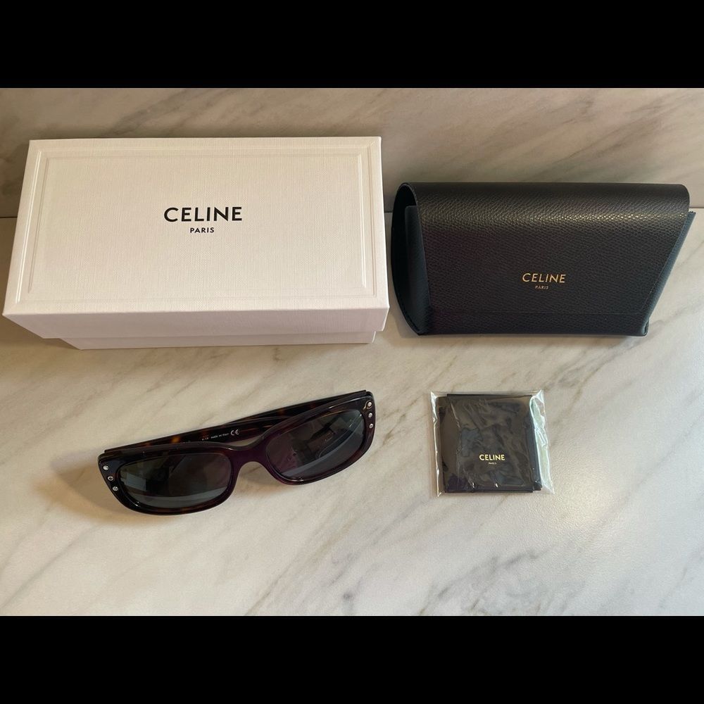 CELINE Tortoise Sunglasses - Picture 3 of 9